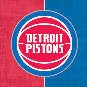 NBA Detroit Pistons Canvas Fire TV Cube Skin