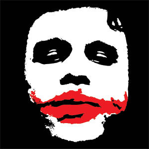 The Dark Knight Smeared Joker Xbox 360 Slim (2010) Skin