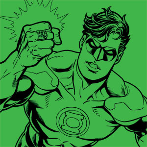 DC Comics Green Lantern Comic Pop Cochlear Nucleus 5 Sound Processor Skin