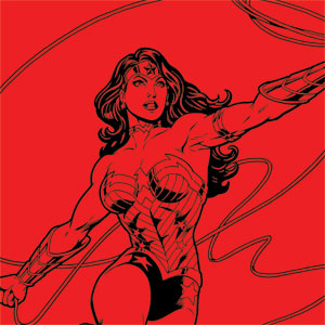 DC Comics Wonder Woman Comic Pop Fire TV Cube Skin