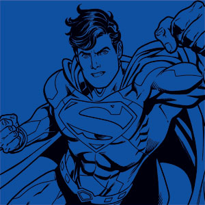 DC Comics Superman Comic Pop Fire TV Cube Skin