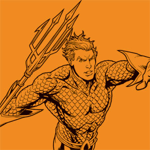 DC Comics Aquaman Comic Pop Fire TV Cube Skin