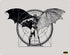 DC Comics Batman Skeleton diagram Art iPhone XS Clear Case