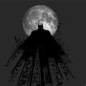 DC Comics Batman On City with Moon Art Fire TV Cube Skin