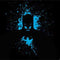 DC Comics Batman Blue Splash character shape Xbox Adaptive Controller Skin