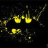 DC Comics Batman Logo Yellow Splash Steam Deck Handheld Gaming Computer Skin