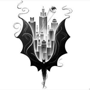 DC Comics Batman City Scape Cover Art Steam Deck Handheld Gaming Computer Skin