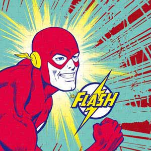 DC Comics The Flash Classic Art Smile Blast Universal Laptop 12in (9.8 x 6.8in) Skin