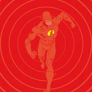 DC Comics The Flash Classic Art Pose Universal Laptop 11in (8.8 x 6.2in) Skin