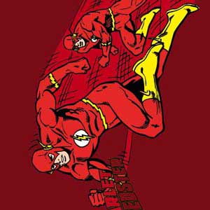 DC Comics The Flash Classic Art in Sequence Running pose iPhone 14 MagSafe Case