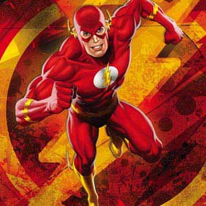 DC Comics The Flash Action Pose Xbox 360 Slim (2010) Skin