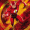 DC Comics The Flash Action Pose Xbox 360 Slim (2010) Skin