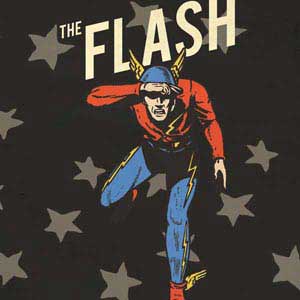 DC Comics The Flash Retro Action Pose Fire TV Cube Skin