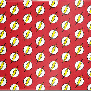 DC Comics The Flash Logo Pattern iPhone 12 Clear Case
