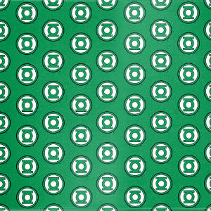 DC Comics Green Lantern Logo Pattern Xbox 360 Slim (2010) Skin