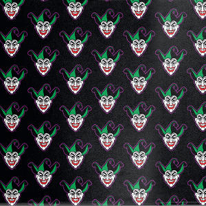 DC Comics The Joker Logo Pattern iPhone 12 Clear Case