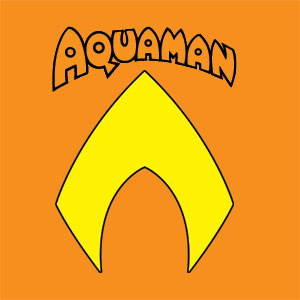 DC Comics Aquaman Classic Logo Cochlear Nucleus 5 Sound Processor Skin