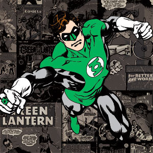 DC Comics Green Lantern Vintage Action Pose Pattern Galaxy Buds Plus Skin