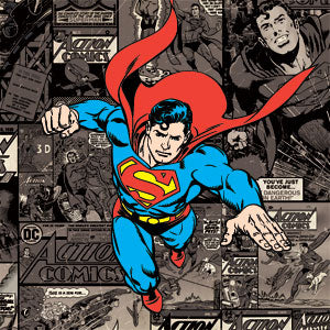 DC Comics Superman Vintage Action pose pattern Studio Wireless Skin