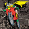 DC Comics Robin Vintage Action pose pattern Xbox Adaptive Controller Skin