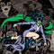DC Comics Catwoman Vintage Action Pose Pattern Galaxy Buds Plus Skin
