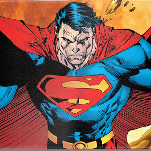 DC Comics Superman Action Pose Art By Jim Lee Wii (Includes 1 Controller) Skin