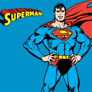 DC Comics Superman Classic Art Pose Fire TV Cube Skin