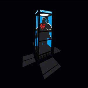 DC Comics Superman Phone booth Fire TV Cube Skin