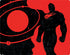 DC Comics Superman Silhouette Flying iPhone XS Clear Case