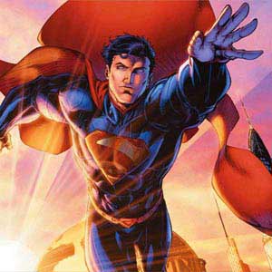 DC Comics Superman Unchained #1 75th Anniversary Cover Art by Jim Lee Fire TV Cube Skin