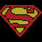 DC Comics Superman Logo Pixels Steam Deck Handheld Gaming Computer Skin