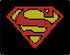 DC Comics Superman Logo Pixels iPhone XS Clear Case