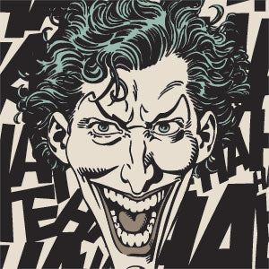 DC Comics The Joker Vintage Laughing Playstation 3 & PS3 Slim Skin