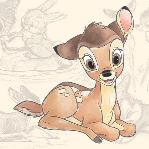 Disney Bambi Sketched Portrait iPhone 15 Pro Max Impact Case
