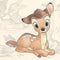 Disney Bambi Sketched Portrait iPhone 15 Pro Max Impact Case
