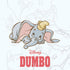 Disney Dumbo Classic sketched portrait iPhone XS Clear Case