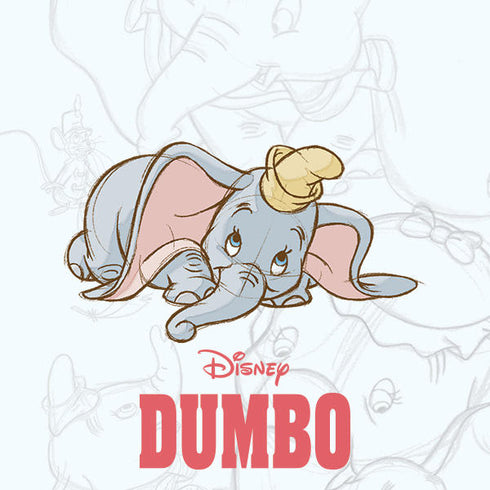 Disney Dumbo Classic sketched portrait Wii (Includes 1 Controller) Skin