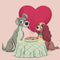 Disney Lady & The Tramp Spaghetti Dinner iPhone 15 Pro Clear Case