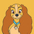 Disney Lady & The Tramp Lady Portrait Steam Deck Handheld Gaming Computer Skin