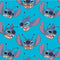 Disney Lilo and Stitch Face Expression Pattern Studio Wireless Skin