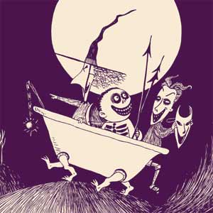 Disney The Nightmare Before Christmas Lock Shock and Barrel Art Naida CI Q70 Kit Skin