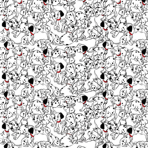 Disney 101 Dalmatians Pattern Wii (Includes 1 Controller) Skin