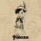 Disney Pinocchio Sketches Portrait iPhone 15 Pro Clear Case