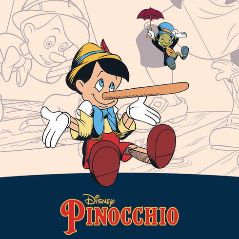 Disney Pinocchio and Jiminy Cricket iPhone 15 Pro Folio Case