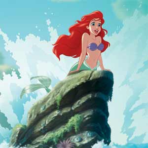 Disney The Little Mermaid Ariel Part of Your World Wii (Includes 1 Controller) Skin