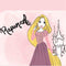 Disney Princess Rapunzel Art Fire TV Cube Skin