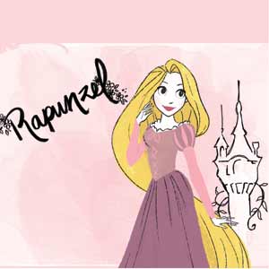 Disney Princess Rapunzel Art iPhone 13 Pro Max Clear Case