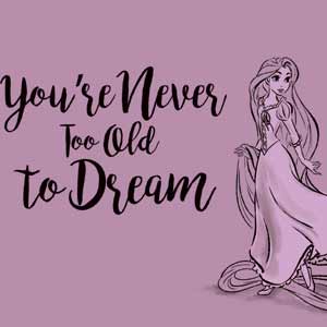 Disney Princess Rapunzel Never Too Old To Dream Art Studio Wireless Skin
