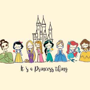 Disney Princess Its A Princess Thing Art Apple AirPods 2 Skin