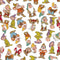 Disney Snow White Dwarfs Pattern Wii (Includes 1 Controller) Skin